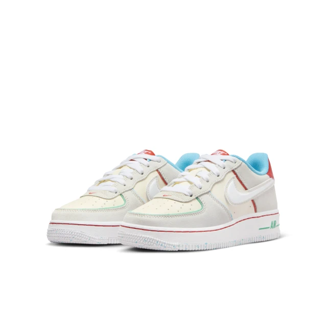 NIKE 耐吉NIKE 耐吉 休閒鞋 女鞋 運動鞋 AF1 AIR FORCE 1 LV8 2 BG 白灰 FQ8350-110