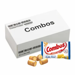 【Combos 冠寶】捲心餅 原味起士 48.2g*18入 零食/點心