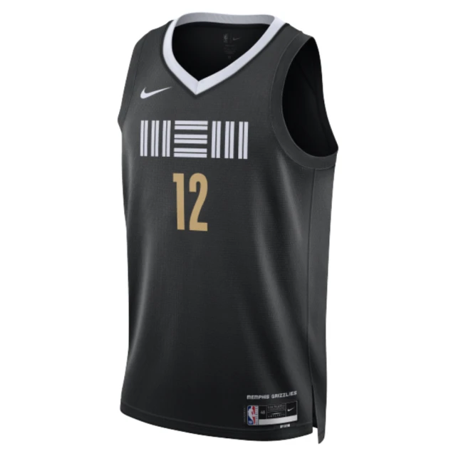 NIKE 耐吉 背心 男款 運動背心 NBA球衣 灰熊隊 MEM MNK DF SWGMN JSY CE 23 黑白 DX8507-011