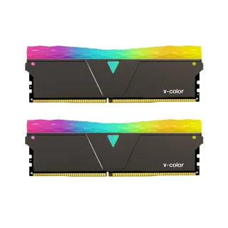 【v-color 全何】Prism Pro RGB DDR4 3600 64GB kit 32GBx2(桌上型超頻記憶體)