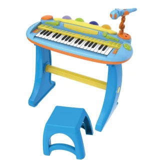 【ToysRUs 玩具反斗城】Play Big 兒童直立式電子琴(兒童樂器 兒童鋼琴 麥克風 錄音 播放)