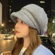 【D.studio】韓版英倫復古風百搭休閒貝雷帽(針織帽 棒球帽 帽子 貝蕾帽 八角帽 N134)