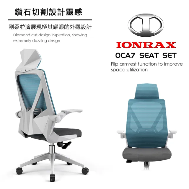 【IONRAX】OCA7 SEAT SET(電腦椅/辦公椅/電競椅 DEPE 德邁國際)