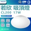 【Philips 飛利浦照明】5入組 若欣 17w LED吸頂燈 浴室吸頂燈 陽台燈(CL200)