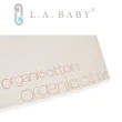 【L.A. Baby】天然有機棉防水保潔墊床包 L號(120*65公分米白色)