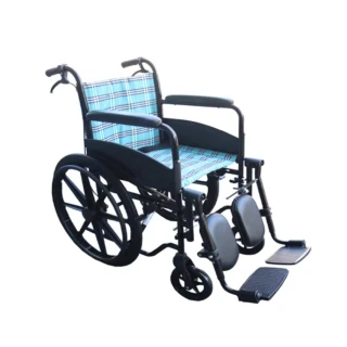 【海夫健康生活館】祥巽機械式輪椅 未滅菌 杏華 可拆腳 鋁製骨科輪椅 22吋後輪/17吋座寬 輪椅B款(BB3)