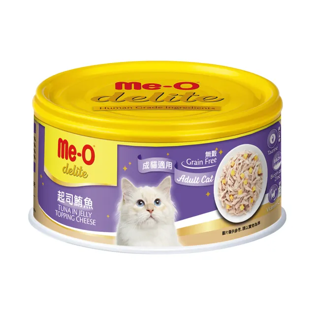 【Me-O 咪歐】小確幸貓罐-多種口味 80G x24罐(貓罐/貓副食罐/幼貓/成貓)
