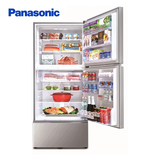 【Panasonic 國際牌】台灣製578L新一級能源效率三門鋼板冰箱(NR-C582TV-S)