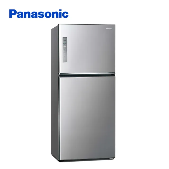 【Panasonic 國際牌】台灣製580L新一級能源效率雙門鋼板冰箱(NR-B582TV-S)