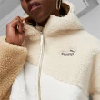【PUMA】外套 連帽外套 女 基本系列Cat 羔羊毛 運動 休閒 米棕色 歐規(67537087)
