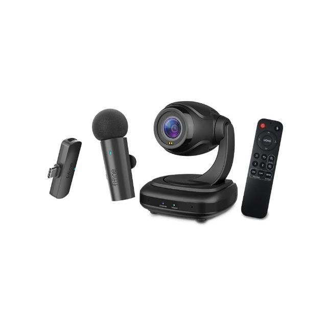 【FIFINE】FIFINE X ROCWARE 可監聽領夾麥克風視訊攝影機直播組合(M6+RC310)