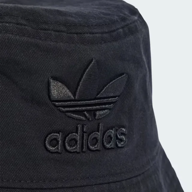 【adidas 愛迪達】BUCKET HAT AC 運動帽 休閒帽 漁夫帽(男/女 水洗黑  IK9579)