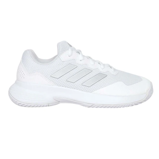 adidas 愛迪達 GAMECOURT 2 W 男女款運動網球鞋-運動 網球鞋 愛迪達 輕量 白銀(HQ8476)