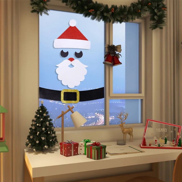 北熊の天空 繽紛心願 新年 聖誕 聖誕掛毯 拐杖糖 裝飾掛毯