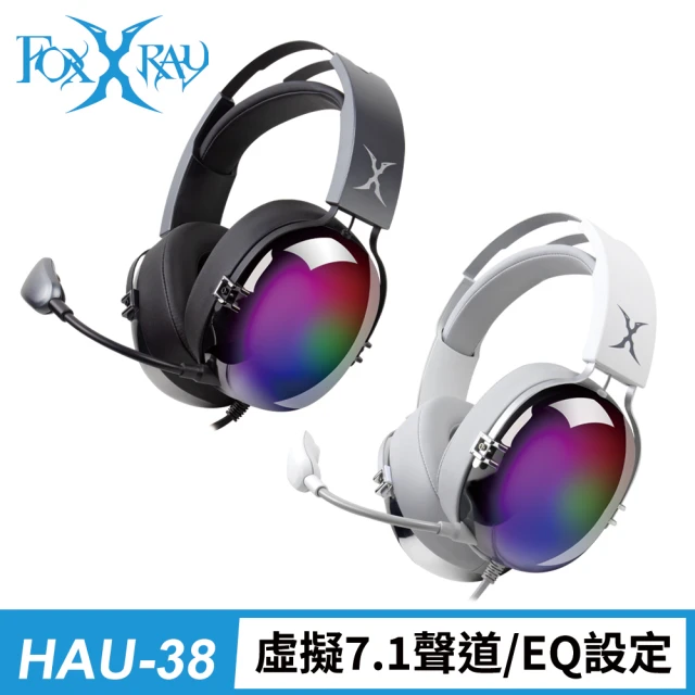 FOXXRAY 狐鐳 環繞聲道幻彩電競耳麥(FXR-HAU-38)