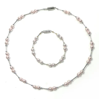 【HEMAKING】磁性珍珠經典手鍊項鍊(6mm母親節禮物)