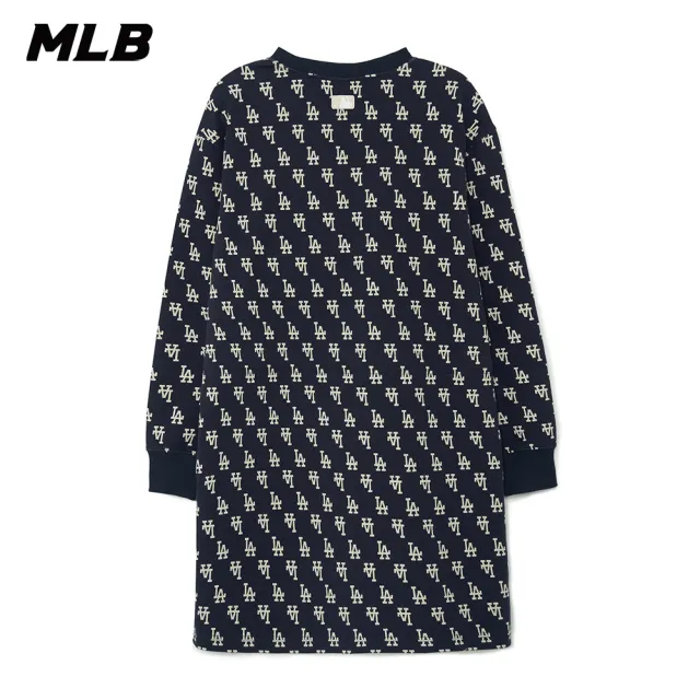 【MLB】連身裙 長版上衣 MONOGRAM系列 洛杉磯道奇隊(3FOPM0134-07NYD)