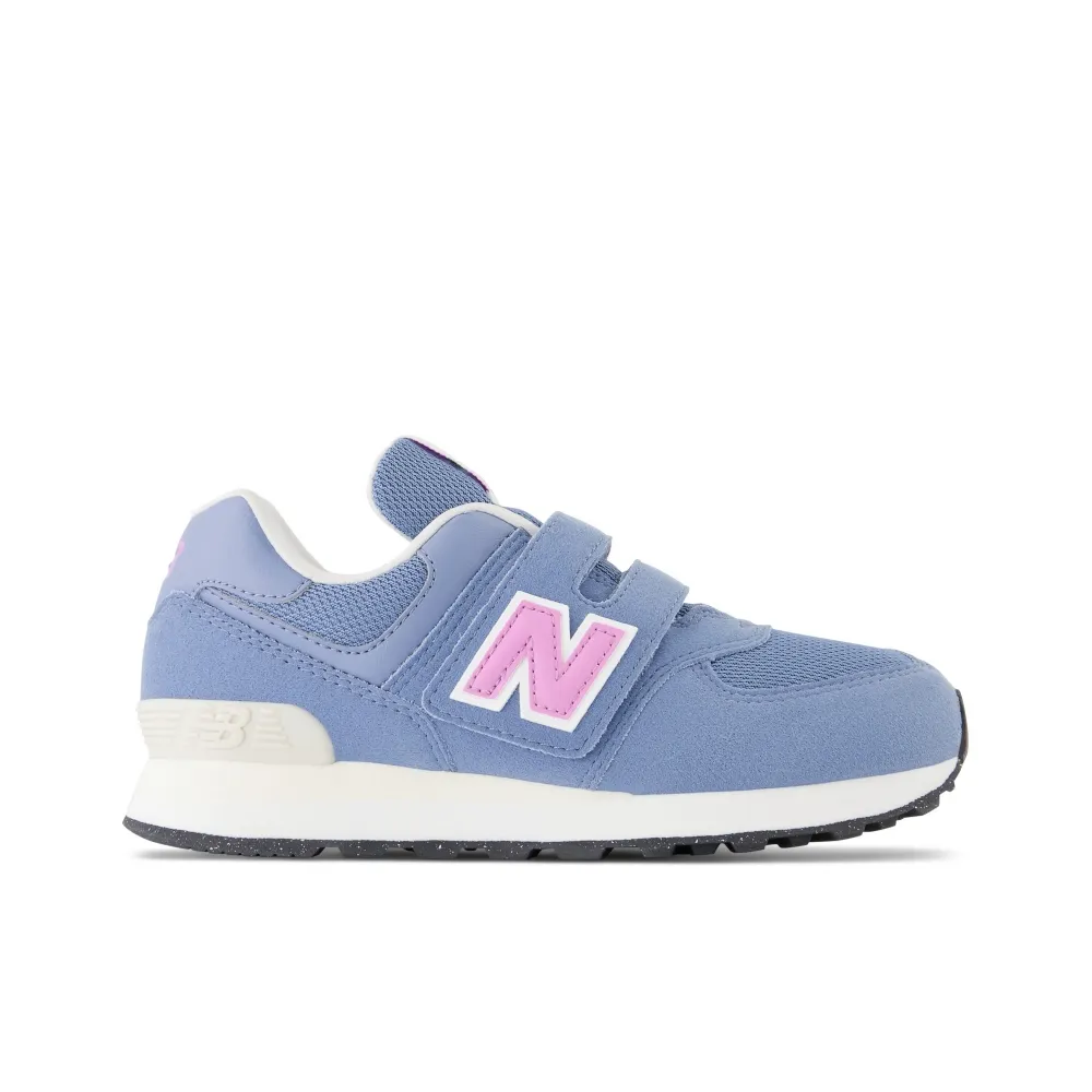 【NEW BALANCE】NB 童鞋_男童/女童_藍粉色_PV574SGK-W