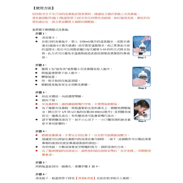 【NeilMed 耐有美】塞那靈小兒洗鼻器 基本組(附30包鹽)