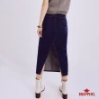 【BRAPPERS】女款 環保再生棉系列-彈性八分裙(深藍)