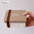 【SABU HIROMORI】日本製FOREST HIKE附蓋可折疊保鮮盒/三明治盒/戶外露營便當盒(附束帶 野餐 郊遊)