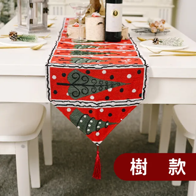 【百獅】聖誕節裝扮 桌旗 桌布(檯布 桌布 聖誕節 聖誕桌布 裝飾)