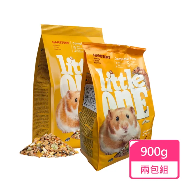 【Little one】小倉鼠飼料 900g/包；兩包組(倉鼠飼料 黃金鼠飼料 小鼠飼料)