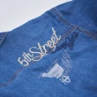 【5th STREET】男裝簡約牛仔襯衫-中古藍