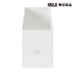 【MUJI 無印良品】聚丙烯檔案盒.標準型.1/2.白灰(5入組)