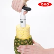 【OXO】優雅備料四件組(鳳梨殺手+蔬果削片器+壓蒜泥器+隨行密封保鮮盒-0.9L分隔)