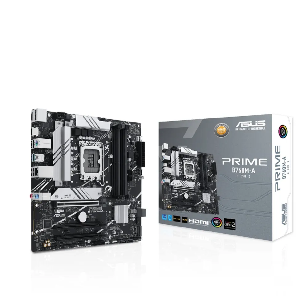 【ASUS 華碩】PRIME B760M-A-CSM DDR5 主機板