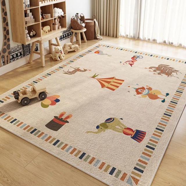 西格傢飾 日式侘寂風仿羊羔絨床邊毯60x160cm(長條地墊