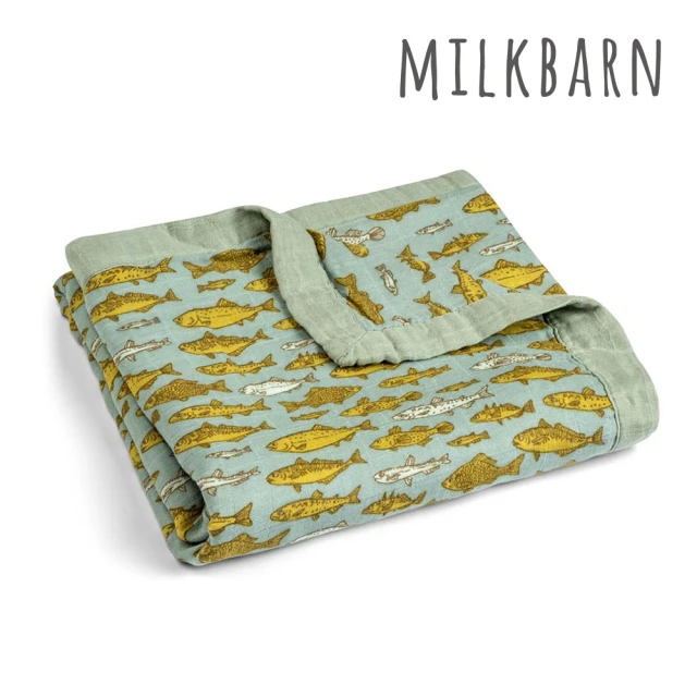 Milkbarn 竹纖維雙層安撫毯-雄鹿(安撫毯 嬰兒毯 嬰