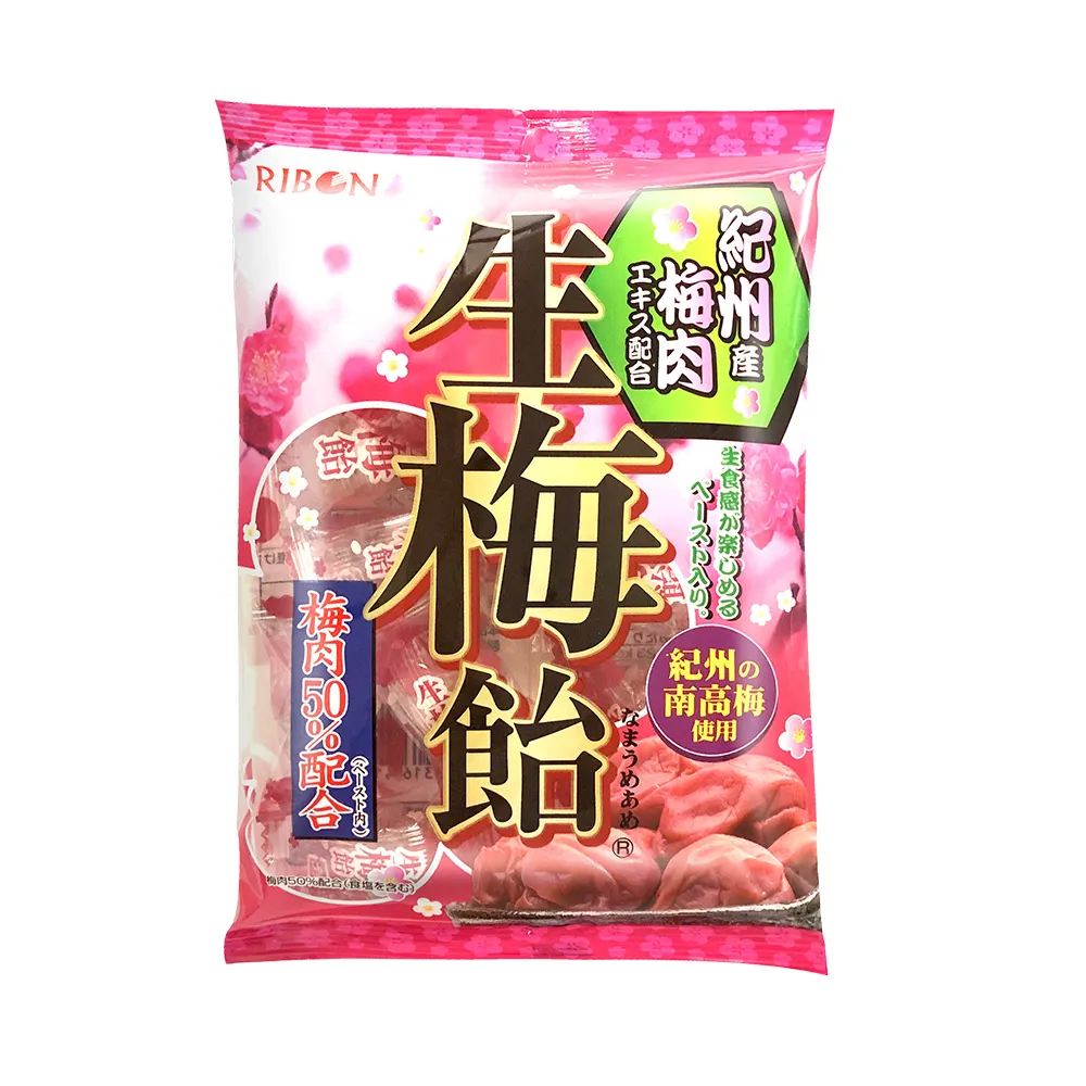 【Ribon 立夢】紀州梅肉生梅糖(65g)