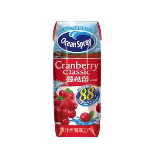 【優鮮沛】蔓越莓綜合果汁250mlx6入(原味)