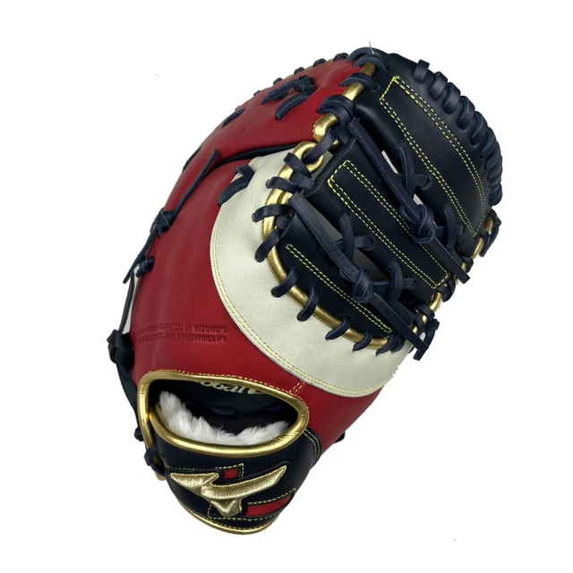 【MIZUNO 美津濃】棒球手套MP系列一壘手手套 紅色X深藍(MZSPG10800)