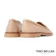 【TINO BELLINI 貝里尼】義大利進口馬銜扣樂福鞋FZLV005(裸膚)
