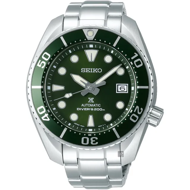 【SEIKO 精工】PROSPEX 綠水鬼200米潛水機械錶-45mm 開學禮 送禮 推薦(6R35-00A0G SPB103J1)