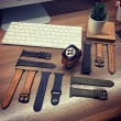 【Mifa】Apple Watch混合運動皮革錶帶/經典皮革錶帶(TPU混合全牛皮運動錶帶1-9代 42/44/45/49mm)