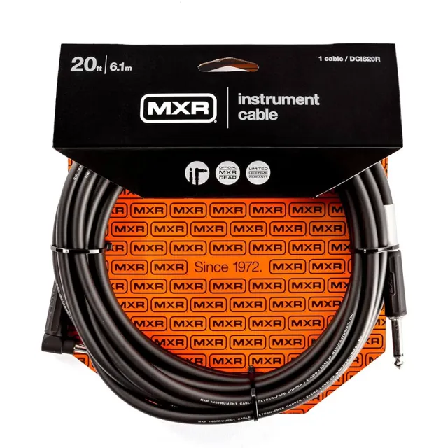 【Dunlop】MXR DCIS20R Standard系列 20呎 雙直頭 導線(吉他導線 音源線)