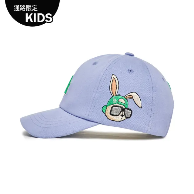 【MLB】童裝 可調式棒球帽 童帽 兔年限定系列 洛杉磯道奇隊(7ACPR013N-07RBL)