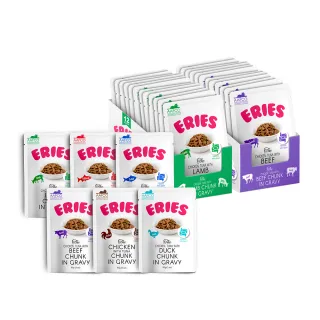 【Eries】伊瑞思益生元主食罐/餐包系列 六種口味 85g - 24入/2盒(貓咪主食/照護腸胃/餐包/益生元)