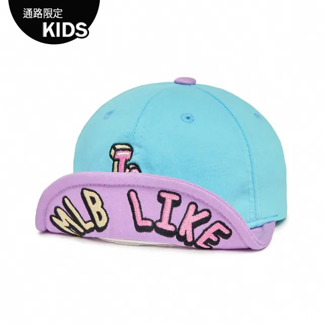 【MLB】童裝 可調式棒球帽 童帽 LIKE系列 洛杉磯道奇隊(7AWRL022N-07BLL)