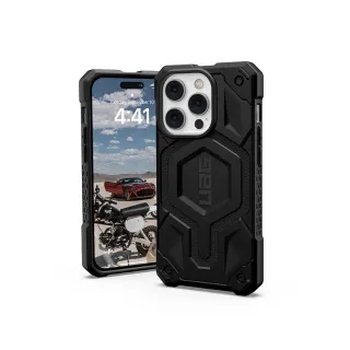 【UAG】iPhone 14 Pro MagSafe 頂級版耐衝擊保護殼-極黑(UAG)