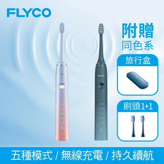 TECO 東元 智能聲波電動牙刷 XYFXB5088 加贈1