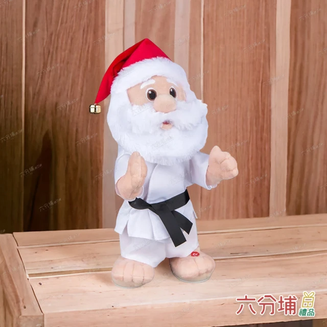 六分埔禮品 北極熊抱企鵝-聖誕聲光電動玩偶(聖誕節耶誕節慶居