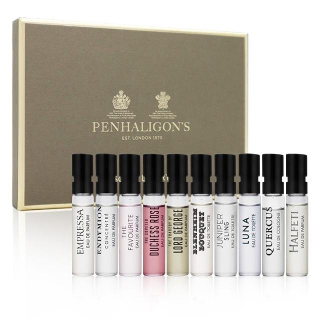 【PENHALIGON’S 潘海利根】Scent Library 香氛圖書館噴頭小香 2ml*10