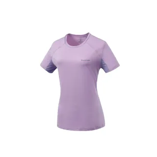 【Mountneer 山林】女抗菌排汗圓領上衣-粉紫-41P62-90(t恤/女裝/上衣/休閒上衣)