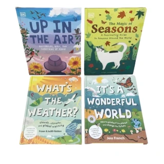 【DK Publishing】Up in the Air+The Magic of Seasons+Whats The Weather?+Its a Wonderful World
