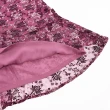【ILEY 伊蕾】貴氣刺繡立領荷葉洋裝(深紫色；M-XL；1233017108)